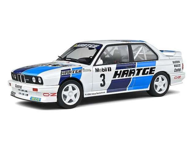 PRE-ORD3R Solido Modeliukas 1/18 1990 BMW M3 (E30) #3 Group A Adac Rally Deutchland, blue/white