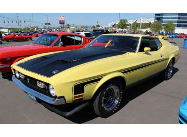 Revell - Germany Surenkamas modeliukas 1/25,'71 Mustang Boss 351 Level 4,plastic modelkit
