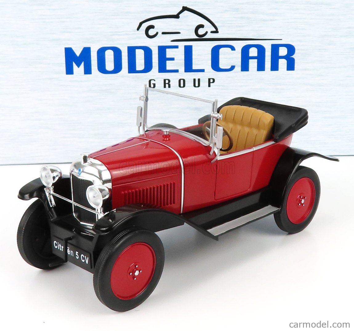 PRE-ORD3R MCG Modeliukas 1/18 Citroen 5 CV, dark red
