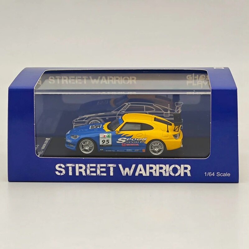 PRE-ORD3R Street Weapon Modeliukas 1/64 Honda S2000 *SPOON*, blue/yellow