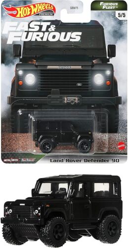Hot Wheels Premium Modeliukas Land Rover Defender 90 5/5