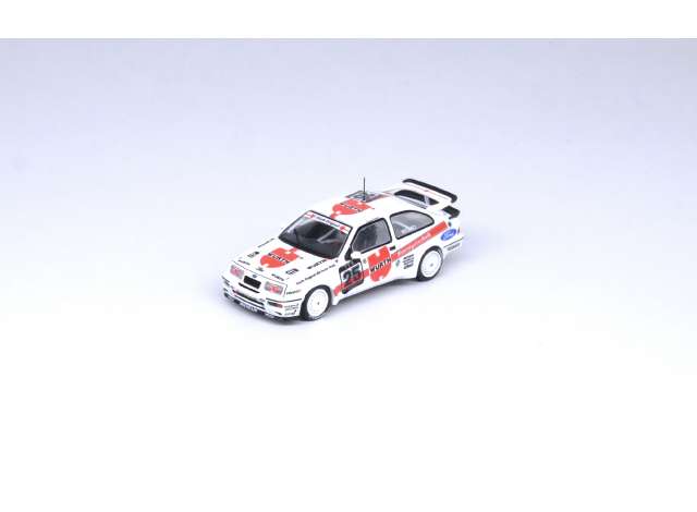 PRE-ORD3R Inno64 Modeliukas 1/64 Ford Sierra RS500 Cosworth #25 Team Wurth Racing DTM Nurnburgring winner 1988 A.Hahne, white/red