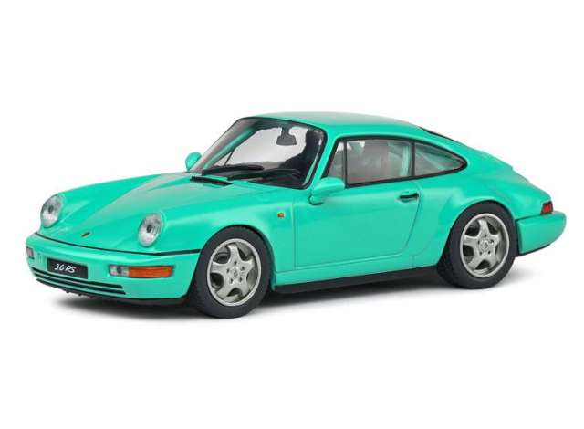 PRE-ORD3R Solido Modeliukas 1/43 1994 Porsche 911 (964) RS Clubsport, green
