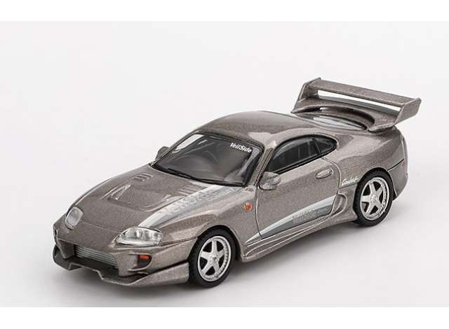 PRE-ORD3R Mini GT Modeliukas 1/64 Toyota Supra VeilSide Combat V-II, combat grey