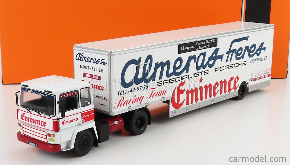 PRE-ORD3R IXO Models Modeliukas Berliet TR 280 Team Almeras Eminence Race Transport
