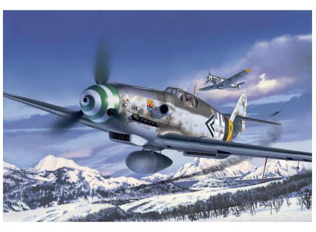 Revell - Germany Surenkamas modeliukas 1/48 Messerschmitt Bf109G-6 easy-click-system Level 2, plastic modelkit