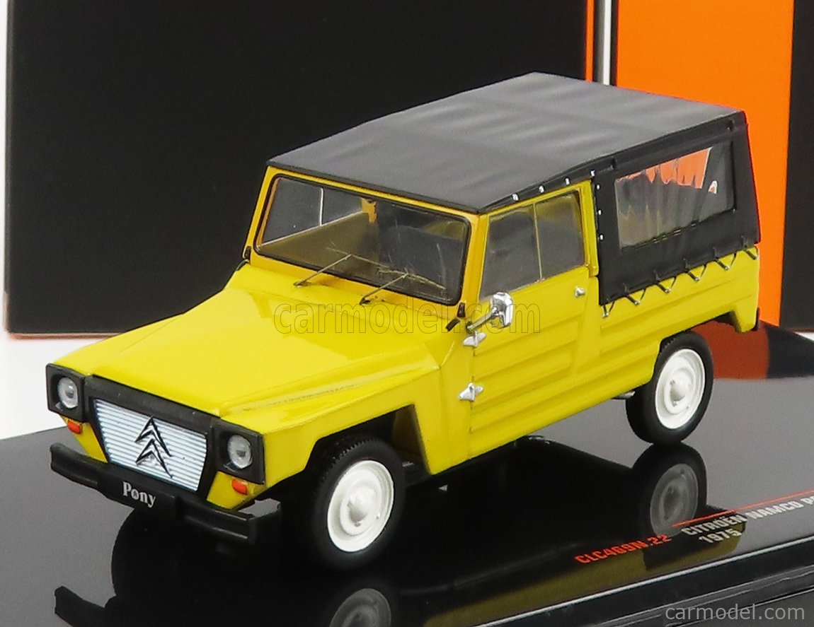 PRE-ORD3R IXO Models Modeliukas 1/43 1975 Citroen Namco Pony, yellow