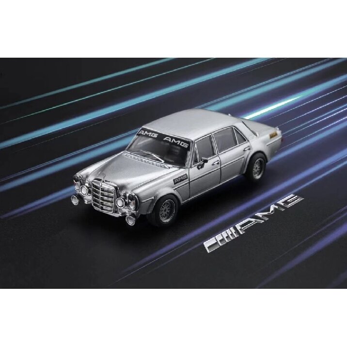 PRE-ORD3R Street Weapon Modeliukas 1/64 BSC Mercedes Benz 300SEL, silver