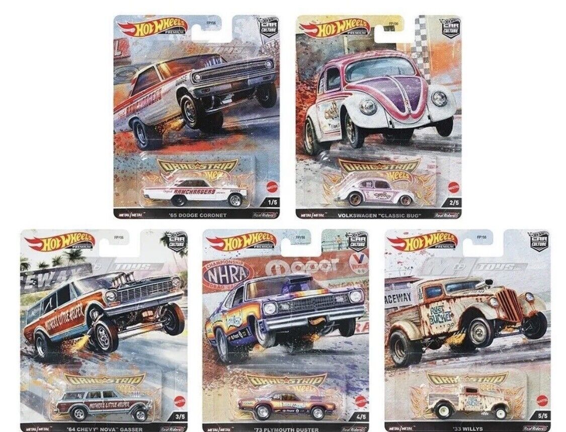 PRE-ORD3R Hot Wheels Premium Modeliukas Dragstrip Demons