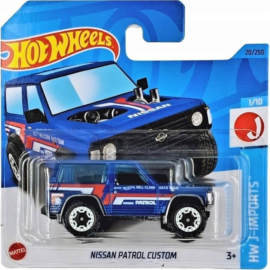 Hot Wheels Mainline Modeliukas Nissan Patrol Custom Blue (yra Sandėlyje)