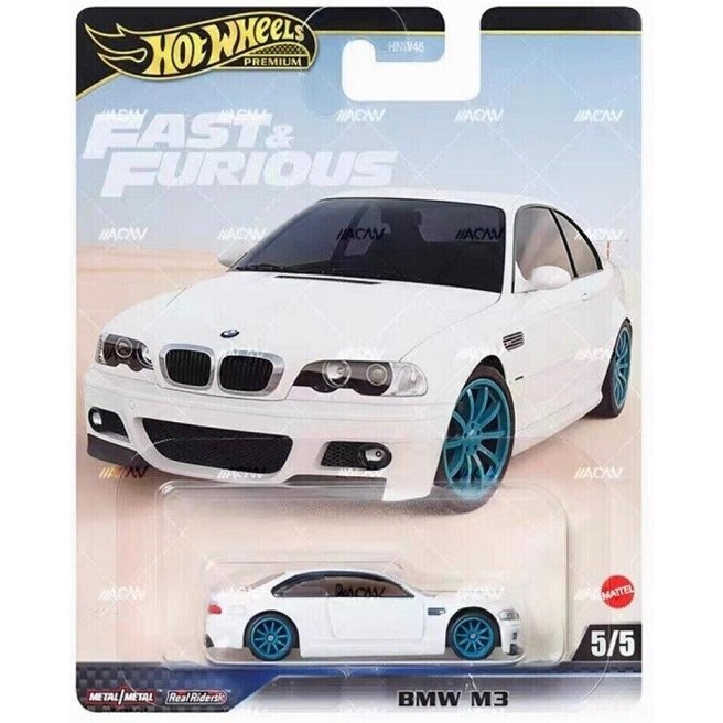Hot Wheels Premium Modeliukas BMW M3 Fast & Furious