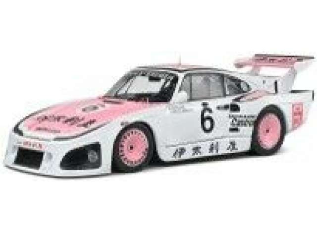 PRE-ORD3R Solido Modeliukas 1/18 1981 Porsche 935 k3 1000km #6, white/pink