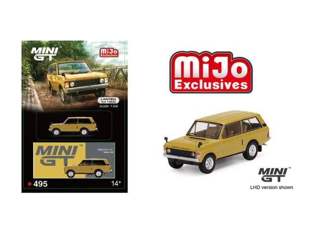 PRE-ORD3R Mini GT Modeliukas 1/64 1971 Range Rover, bahama gold