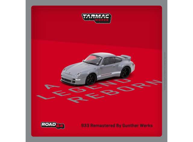 Tarmac Modeliukas 1/64 Porsche 993 Remastered by Gunther Werks, grey (yra Sandėlyje)
