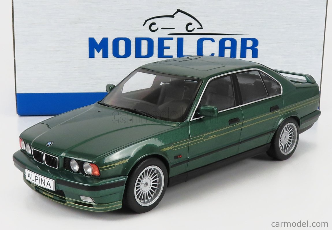 PRE-ORD3R MCG Modeliukas 1/18 1994 BMW Alpina B10 4.6, dark green with décor