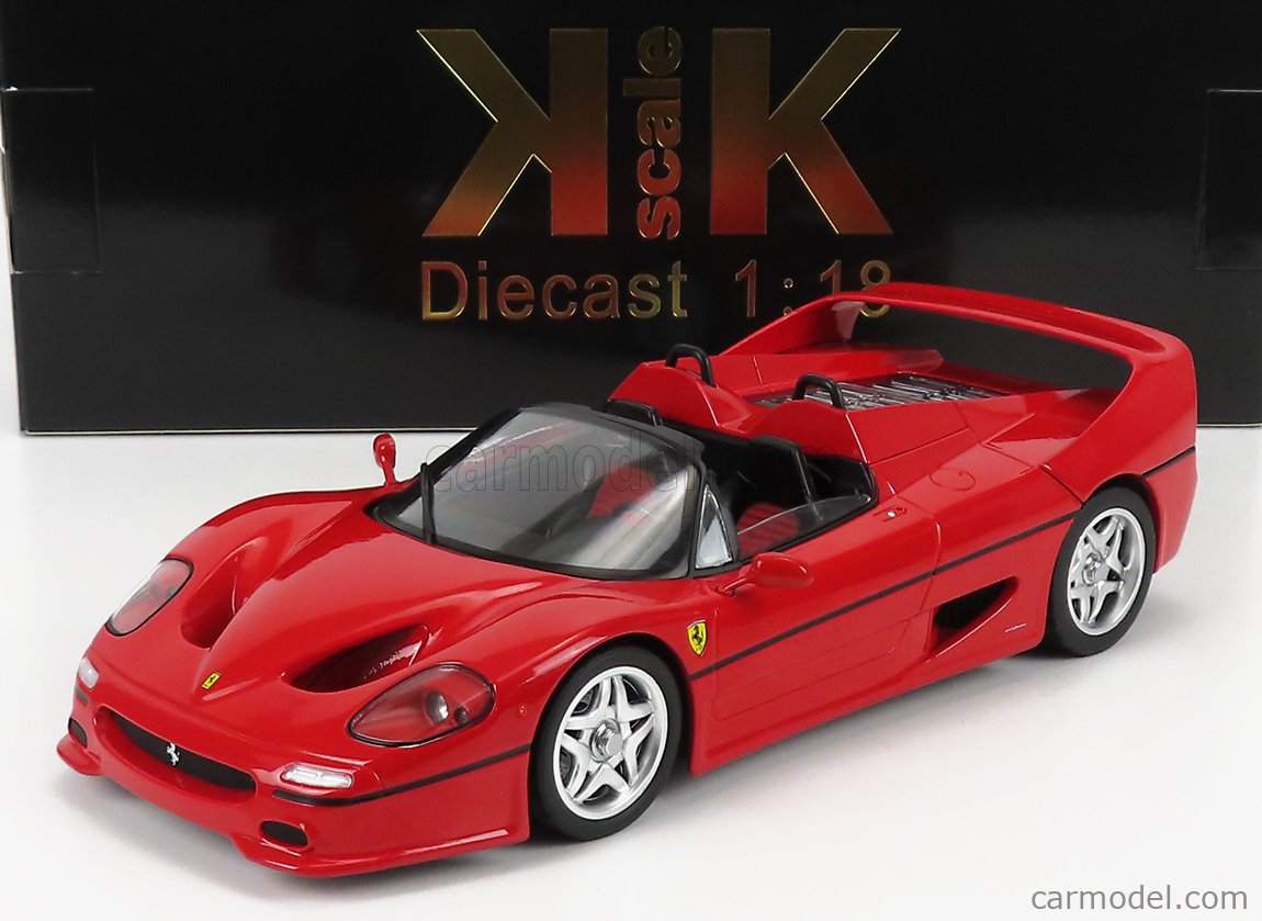 PRE-ORD3R KK Scale Modeliukas 1995 Ferrari F50 Cabrio, red