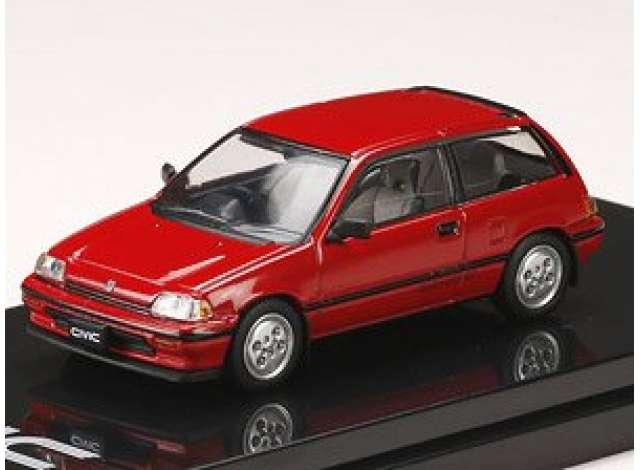 PRE-ORD3R Hobby Japan Modeliukas 1984 Honda Civic Si (AT), red