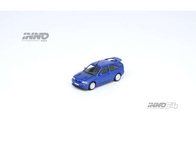 Inno64 Modeliukas 1/64 Ford Escort RS Cosworth *Right Hand Drive*, metallic blue