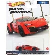 Hot Wheels Premium Fast and Furious Modeliukas Lykan Hypersport, red 3/5 (yra Sandėlyje)