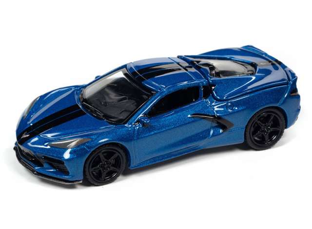 PRE-ORD3R Auto World Modeliukas 2020 Chevrolet Corvette, elkhart blue