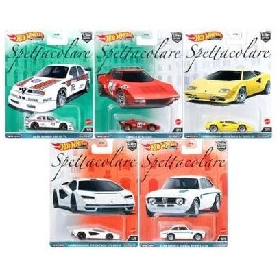 PRE-ORD3R Hot Wheels Premium Modeliukas Spettacolare (Italian Cars), Car Culture