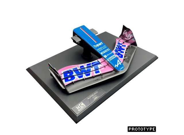 PRE-ORD3R OttO Miniatures Modeliukas 1/8 2023 Alpine A523 *Nosecone*, pink/blue