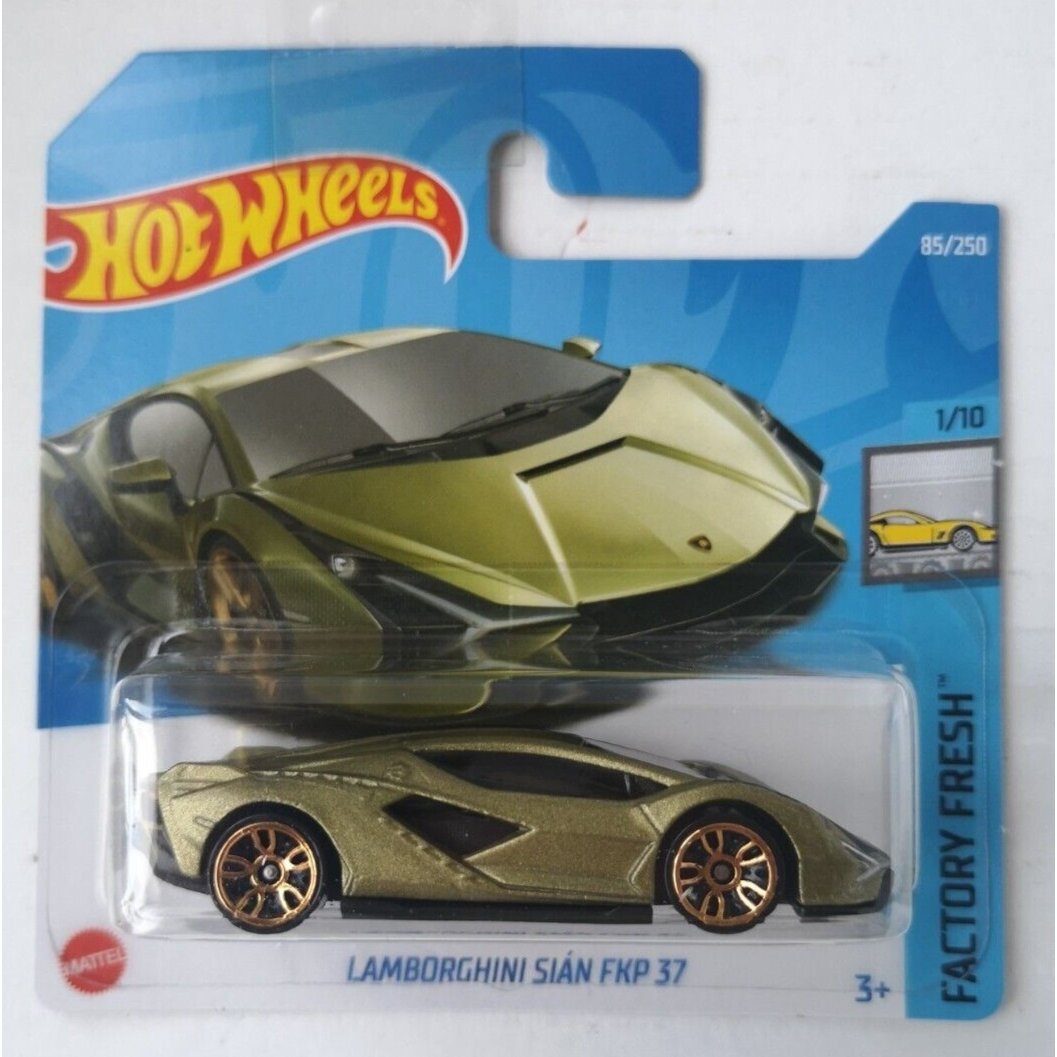 Hot Wheels Modeliukas Lamborghini Sian FKP37 Green - Short Card (yra Sandėlyje)