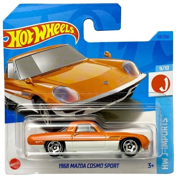 Hot Wheels Modeliukas 1968 Mazda Cosmo Sport orange short card (yra Sandėlyje)