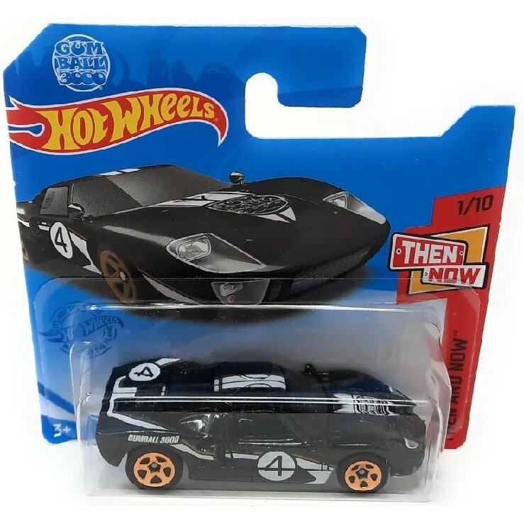 Hot Wheels Modeliukas Ford GT-40 black Then & Now short card 78/2021 (yra Sandėlyje)
