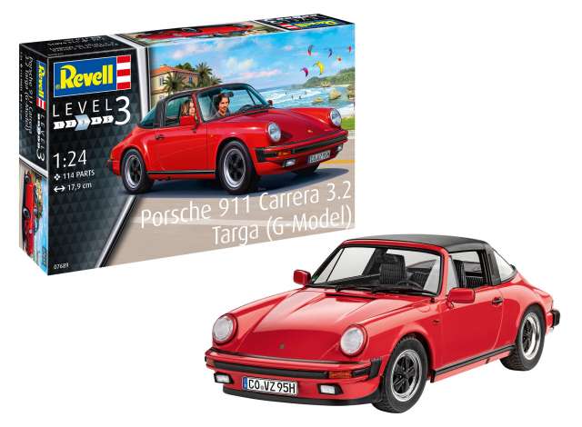 Revell - Germany Surenkamas modeliukas Porsche 911 G Model Targa, plastic modelkit