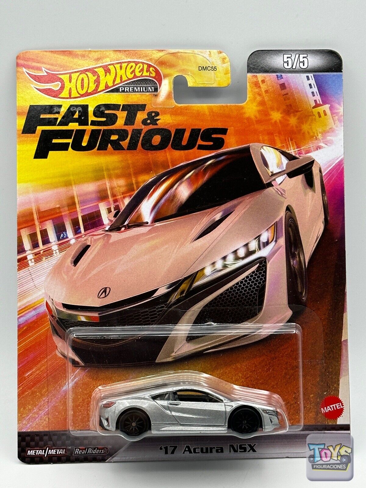 Hot Wheels Premium Modeliukas 2017 Acura NSX (yra Sandėlyje)