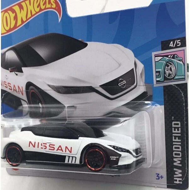 hot wheels Mainline Modeliukas nissan leaf nismo rc_02 white short card