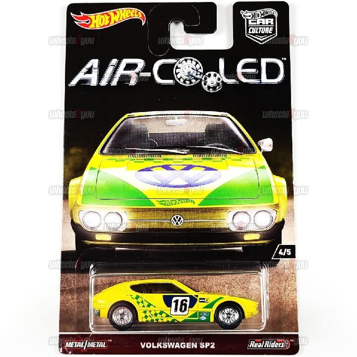 Hot Wheels Premium Air-Cooler Modeliukas Volkswagen SP2 yellow