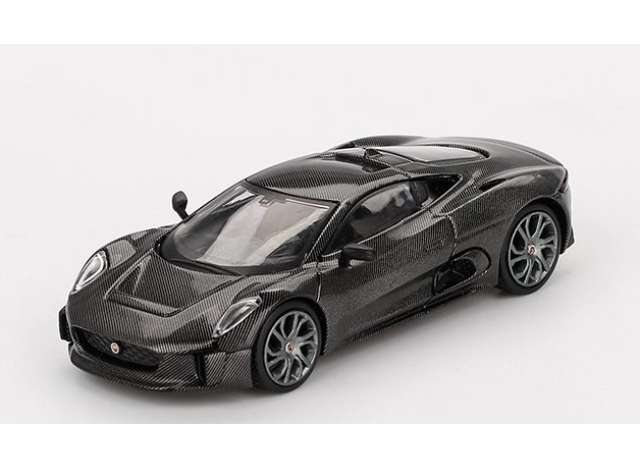 PRE-ORD3R Mini GT Modeliukas 1/64 2010 Jaguar C-X75 Test Car, black