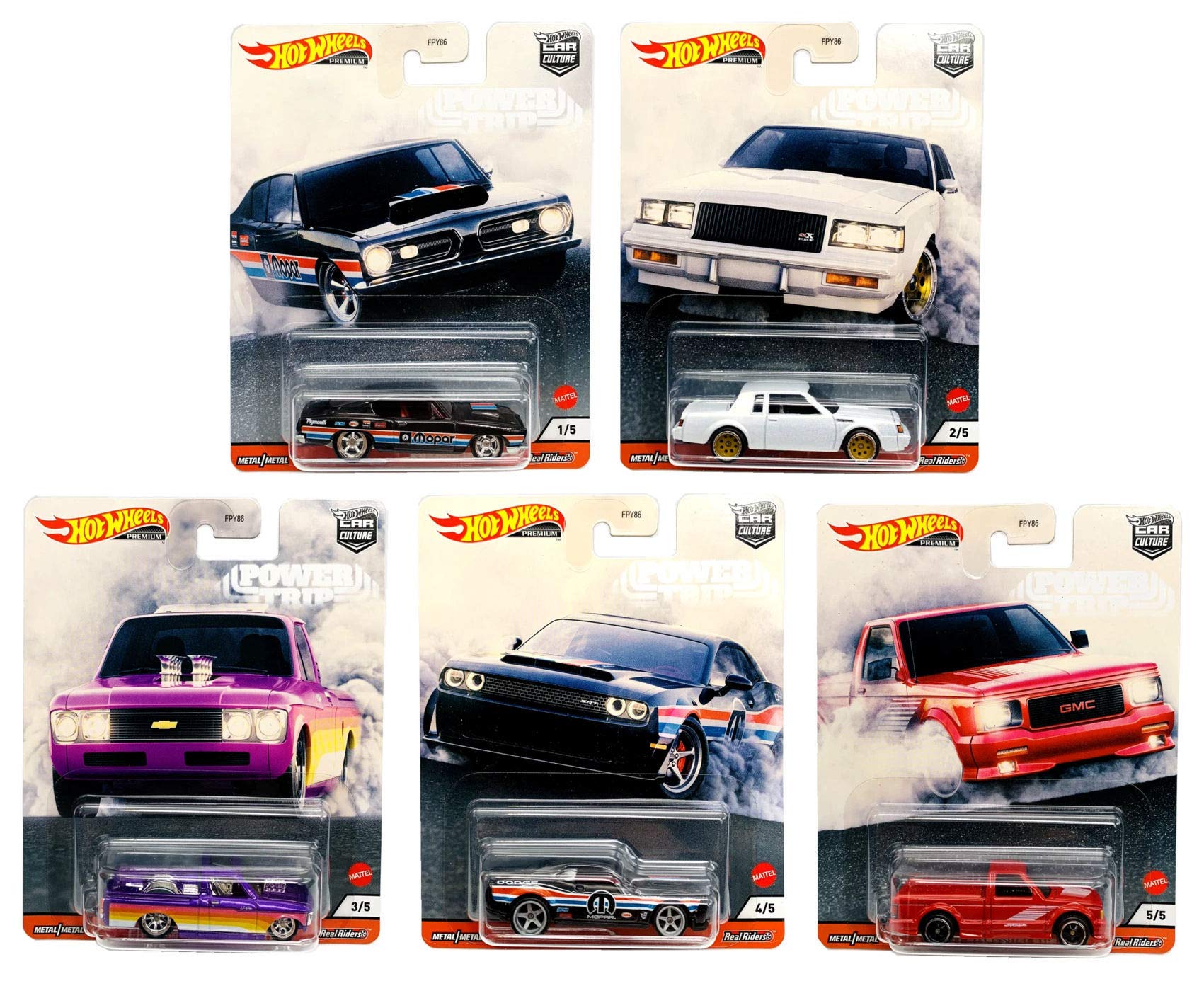 PRE-ORD3R Hot Wheels Premium Modeliukas Power Trip Mix