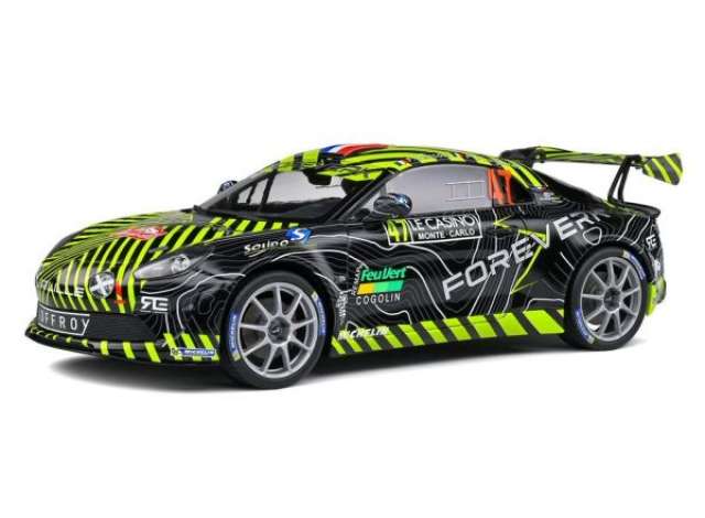 Solido Modeliukas 2020 Alpine A110 #4 Delecour/Guigonnet Rally Monte Carlo, black