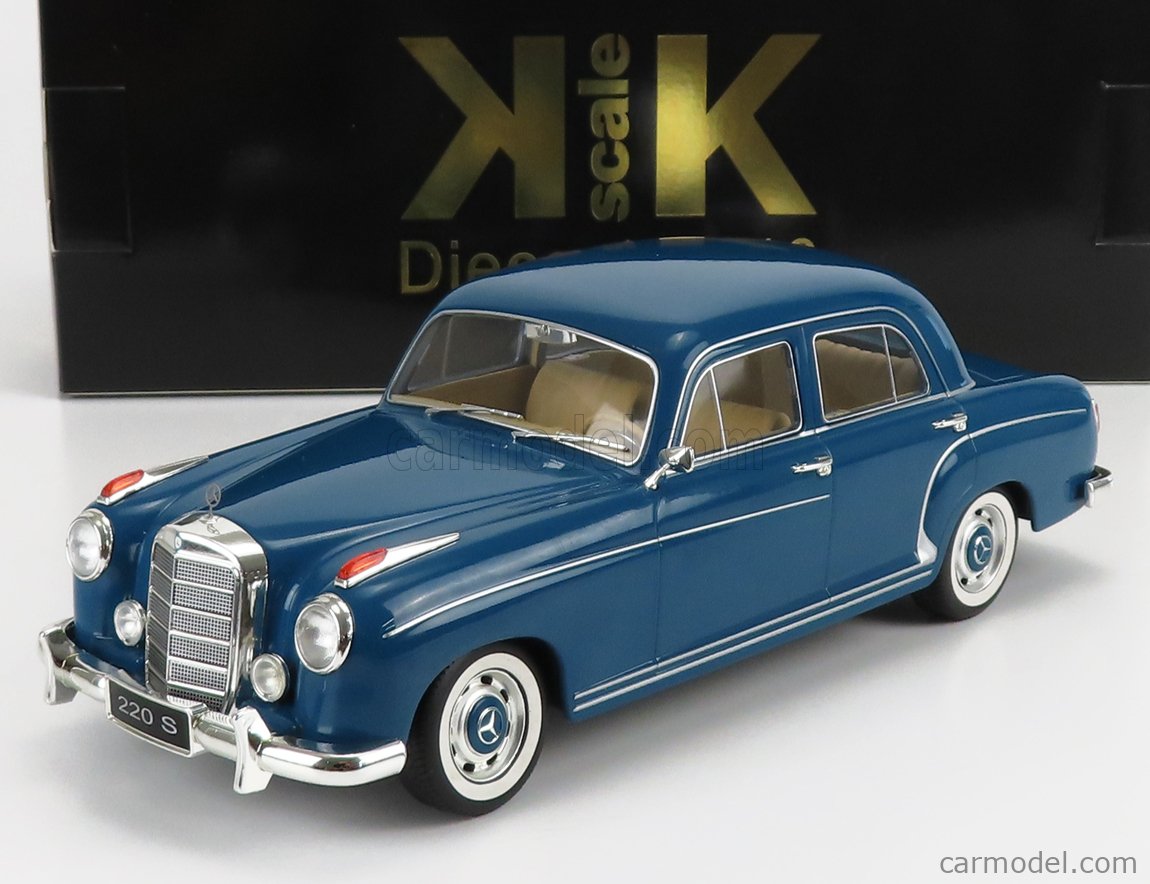 PRE-ORD3R KK Scale Modeliukas 1956 Mercedes 220 S Sedan, light blue