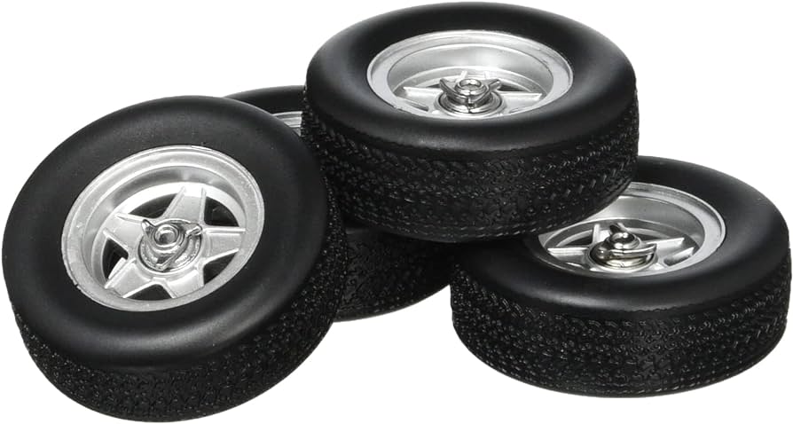 PRE-ORD3R KK Scale Ratų komplektas 1969 Ferrari 365 GTB Wheel and Tyre Set