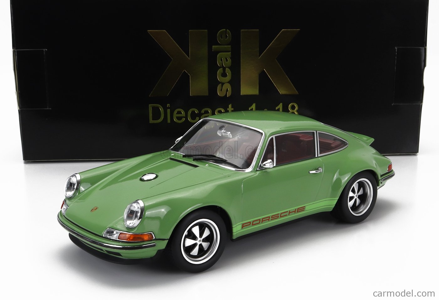 PRE-ORD3R KK Scale Modeliukas 1/18 Singer Porsche 911 coupe, green