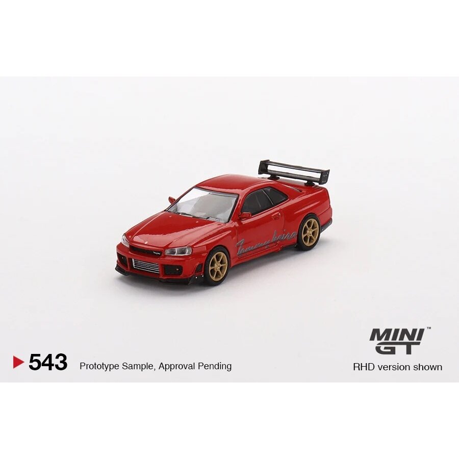 Mini GT Modeliukas Tommykaira Skyline R RZ Edition, red (yra sandėlyje)