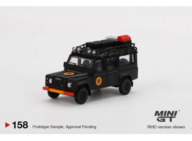 Mini GT Modeliukas Land Rover Defender 110 *Badan Intelijen Negara Indonesia EMS Eclusive*, black