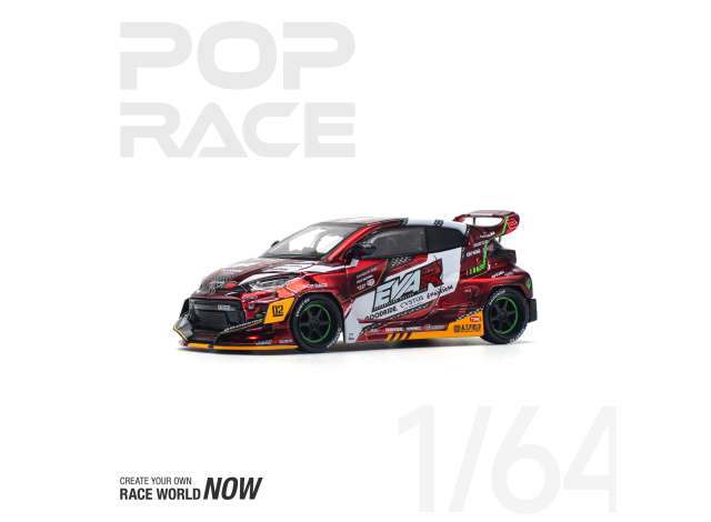 PRE-ORD3R Pop Race Modeliukas 1/64 Toyota GR Yaris Eva RT Roduction Model-02 Goodride, various