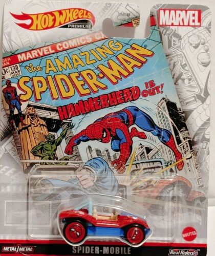 Hot Wheels Premium Modeliukas Spider Man (yra sandėlyje)