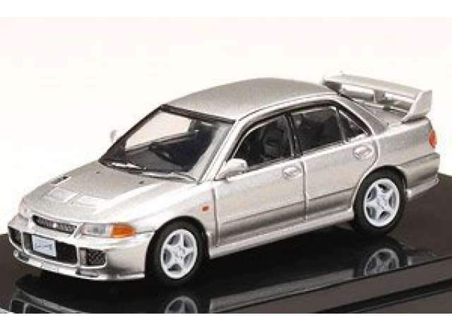PRE-ORD3R Hobby Japan Modeliukas Mitsubishi Lancer GRS Evolution III (CE9A), queens silver