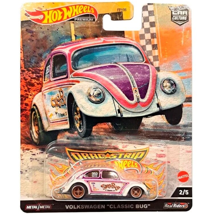 Hot Wheels Dragstrip Modeliukas Volkswagen “Classic Bug” (yra Sandėlyje)