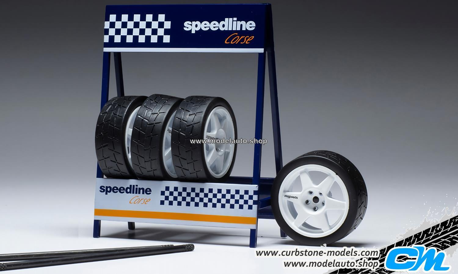 PRE-ORD3R IXO Models Modeliukas 1/18 Speedline set of 4 wheels