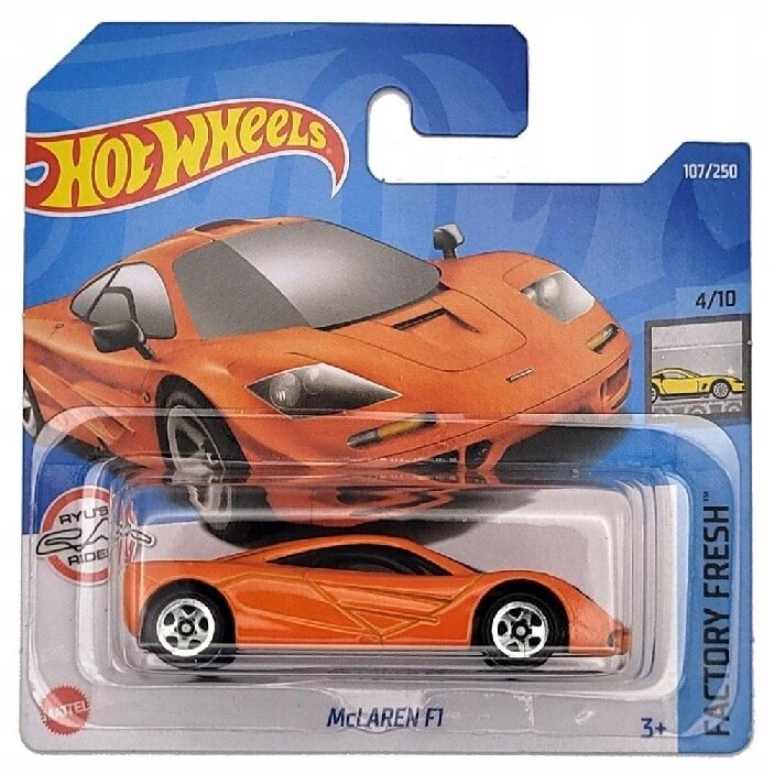 Hot Wheels Mainline Modeliukas McLaren F1 Orange (yra Sandėlyje)