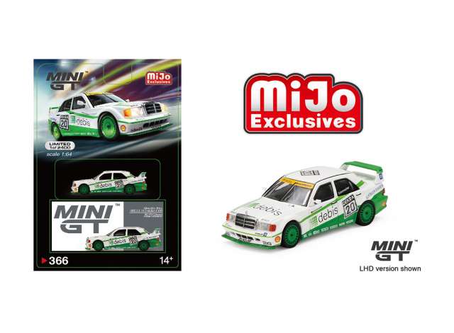 Mini GT Modeliukas Mercedes-Benz 190E 2.5-16 Evolution II #20 DTM Zakspeed Michael Schumacher (yra Sandėlyje)