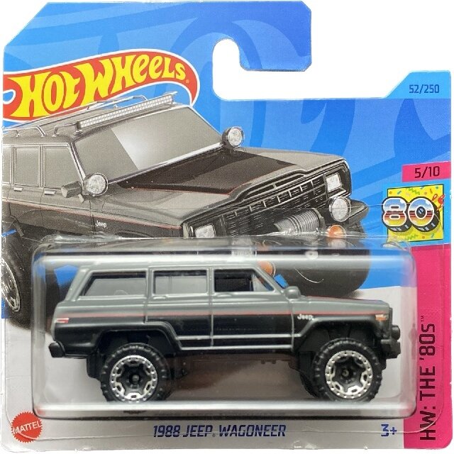 Hot Wheels Modeliukas 1988 Jeep Wagoneer The 80s 2023 #52 Short Card (yra Sandėlyje)