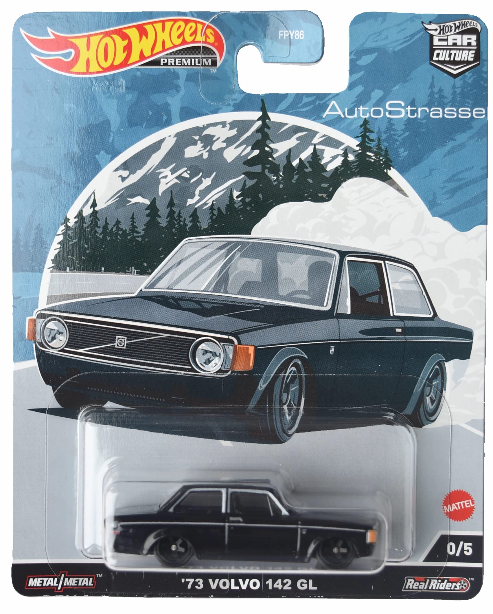 Hot Wheels Premium Modeliukas CHASE    1974 Volvo 142 GL (yra sandėlyje)
